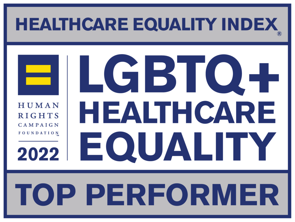 LGBTQ+ Healthcare Equality Top Performer logo