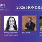 Photos of Anchor Health's 2026 gala honorees against a gradient background
